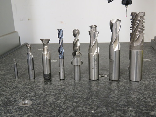 Drills, reamers and taps after being sharpened