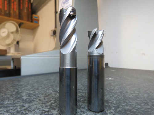 End mill and slot drill refurbished